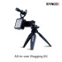 SYNCO Vlogger Kit2 with Microphone and Fill Light for Camera/SmartPhone Black